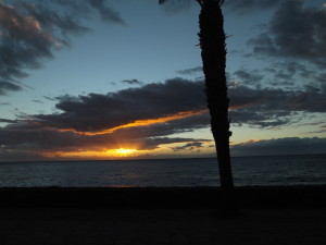 Sonnenuntergang in Los Cristianos